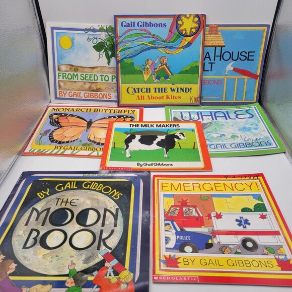 Gail Gibbons Lot of 8 Non-Fiction Children's Science Books - BK123 - Picture 1 of 9